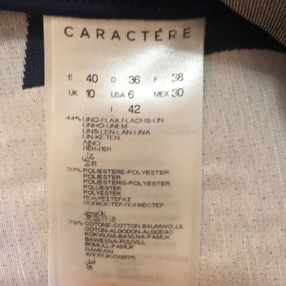 Caractere Italian patterned linen coat - Picture 5 of 5